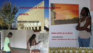 PINTURA DE IBRAHIM MARONG EN EL HOTEL AC