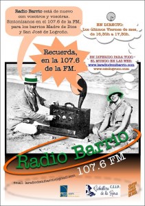 Cartel RADIO BARRIO