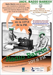 Cartel RADIO BARRIO_V26Fb'16